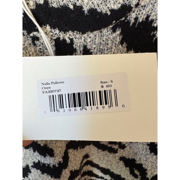 ULLA JOHNSON NWT Wool Blend Sweater Size Small Nalla Onyx $495 MSRP Quiet Luxury - Picture 4 of 11